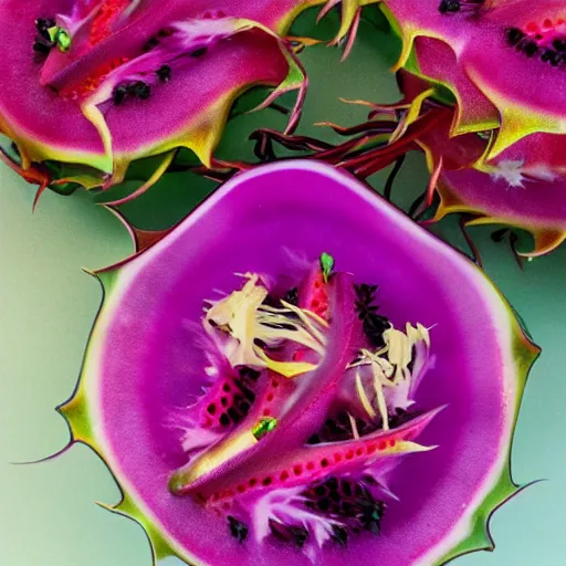 Image similar to chinese dragon, dragon fruit