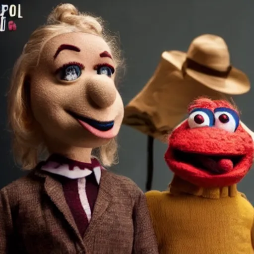 Prompt: What a cool concept for a film, three puppets with different philosophies.