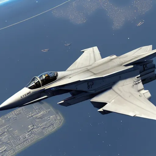 Prompt: star citizen, super hornet