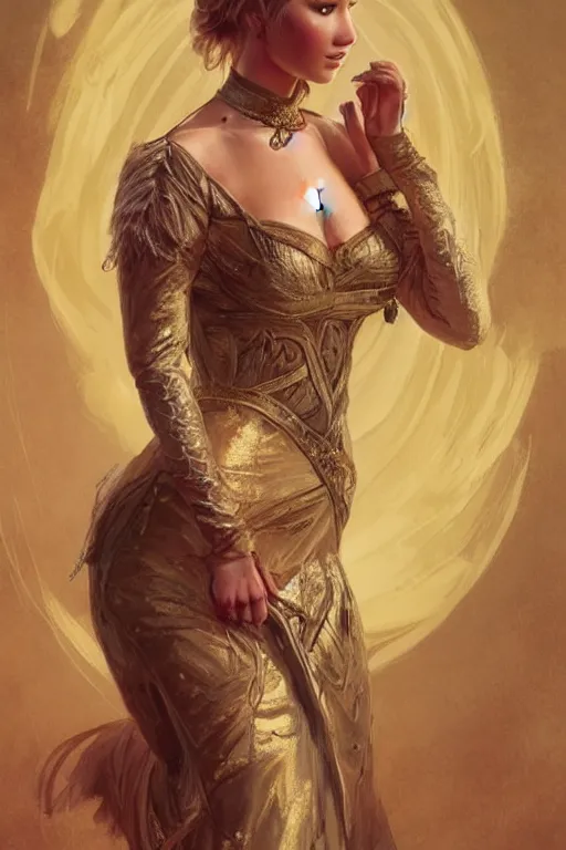 Prompt: portrait of jennifer lawrence as a lion tamer, half body, d & d, fantasy, intricate, elegant, highly detailed, digital painting, artstation, concept art, art by artgerm and greg rutkowski and alphonse mucha