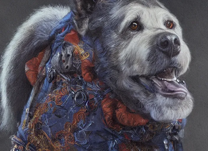 Prompt: a highly detailed animal portrait of stephen strange, james gurney, james jean