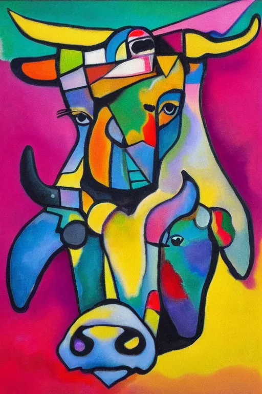 Image similar to kandinsky bull