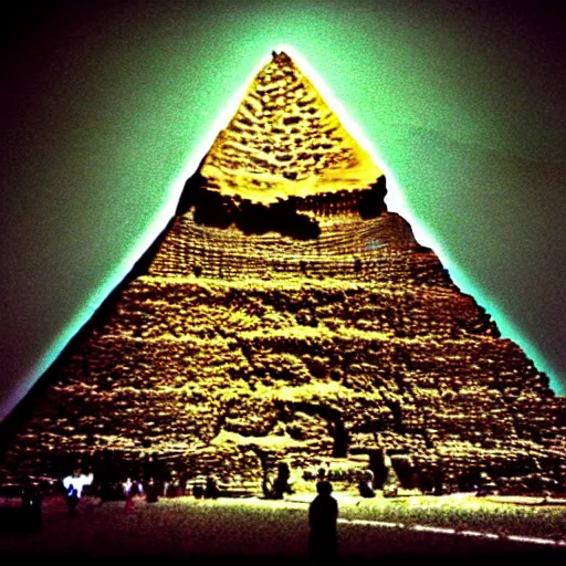 Image similar to the great pyramid neo punk art