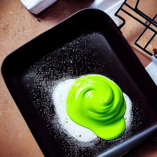 Prompt: high resolution photo of slime, michelin star, very tasty, food photography, instagram, trending