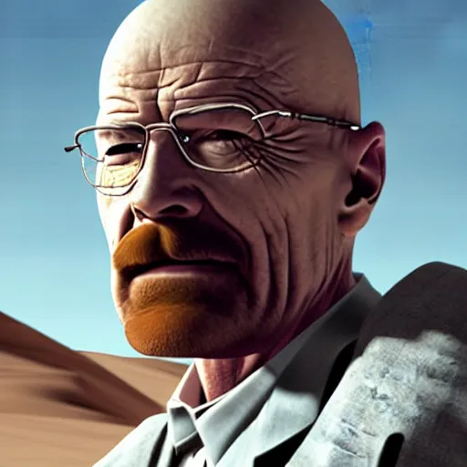 Image similar to walter white on mars