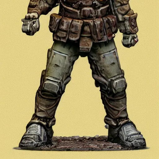 Image similar to sergeant arch dornan from fallout