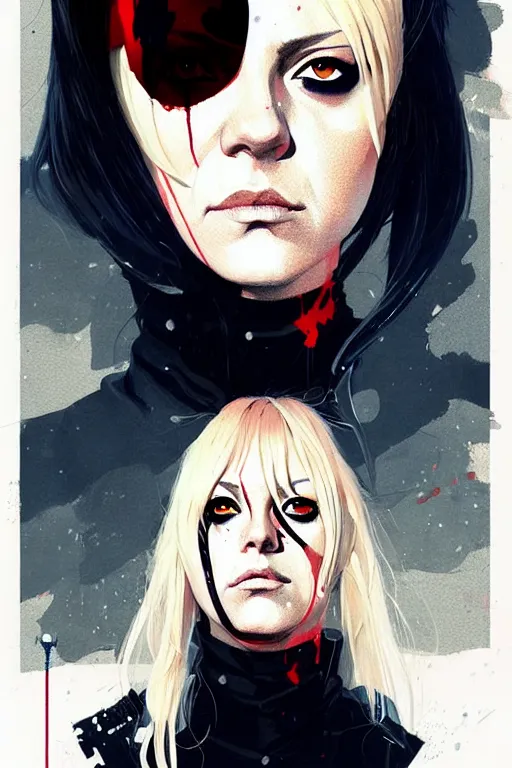 Image similar to a ultradetailed painting of elle driver from kill bill by conrad roset, greg rutkowski and makoto shinkai trending on artstation