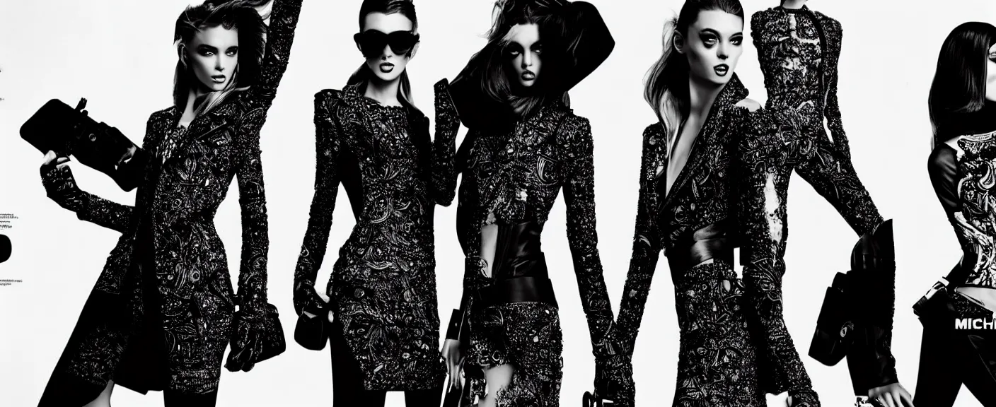 Image similar to fashion advertising campaign by michael bay, detailed, intricate, high contrast