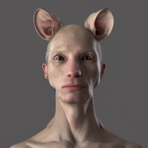 Prompt: a human - rat crossbreed, illustrated by antoine verney - carron and j. lesaffre, trending on artstation, 4 k, 8 k, artstation 3 d render, artstation 3 d, artstation graphics, artstation lighting