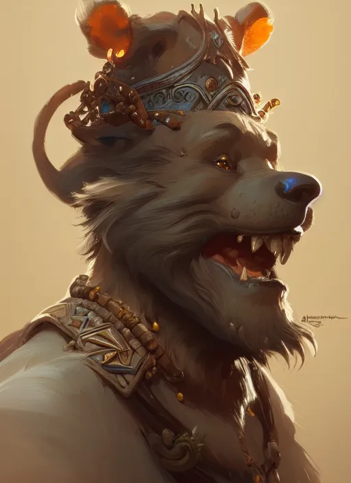 Prompt: baloo, d & d, fantasy, intricate, elegant, highly detailed, digital painting, artstation, concept art, matte, sharp focus, illustration, hearthstone, art by artgerm and greg rutkowski and alphonse mucha