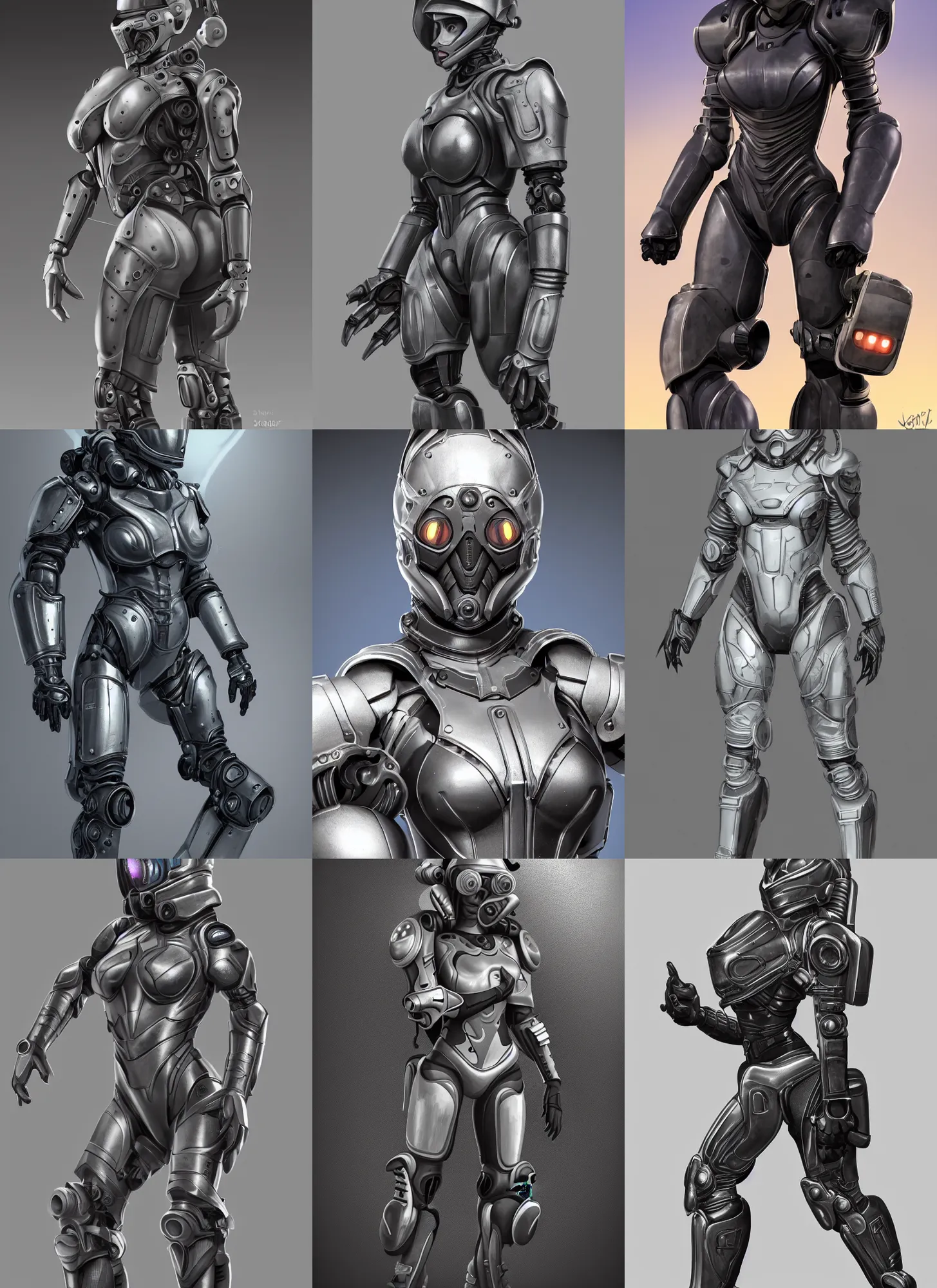 Prompt: hyper detailed ultra sharp full body character portrait of a woman in power armor, rubber suit, action pose, cinematic lighting, good value control, realistically proportioned face, photorealistic eyes, smooth, 3 d animation, cgi, cgi animation, realistic shading, painted texture maps, substance painter, john singer sargent, in the style of studio fortiche