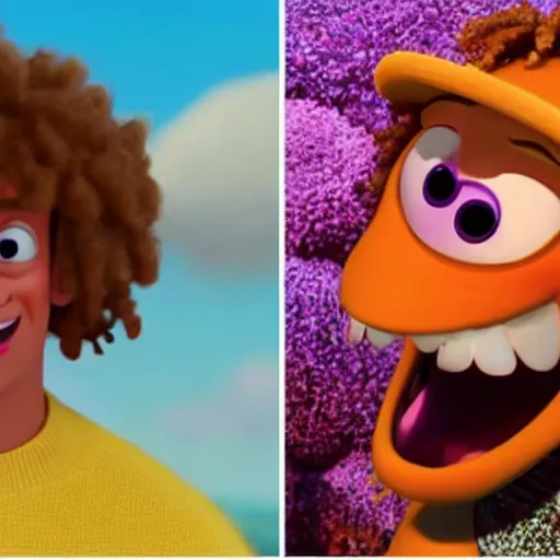 Image similar to Trippie Red in Pixar movie,