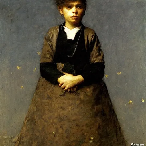 Image similar to surviver by alfred stevens