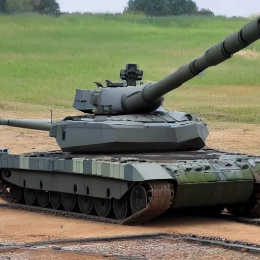 Prompt: Main Battle Tank of the European Federation