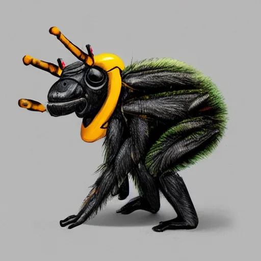 Image similar to insect ape hybrid