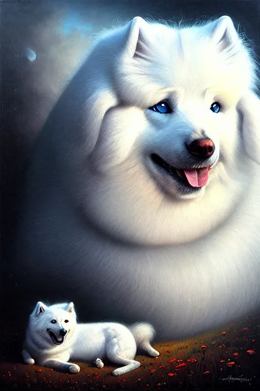 Image similar to anna podedworna samoyed