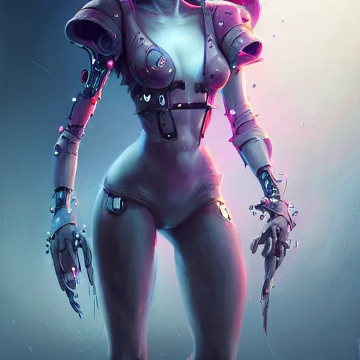 Prompt: portrait of a beautiful cybernetic drow, cyberpunk concept art by pete mohrbacher and seb mckinnon and beksinski and josan gonzales, digital art, highly detailed, intricate, sci-fi, sharp focus, Trending on Artstation HQ, deviantart, unreal engine 5, 4K UHD image