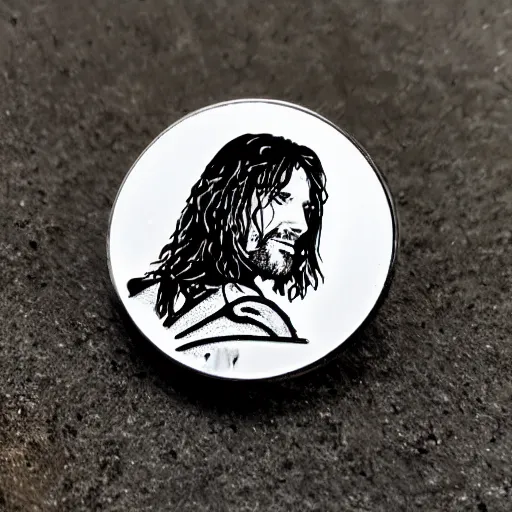 Image similar to aragorn enamel pin