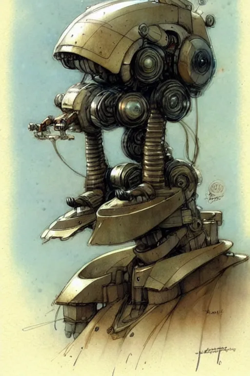Prompt: (((((2050s robot . muted colors.))))) by Jean-Baptiste Monge !!!!!!!!!!!!!!!!!!!!!!!!!!!