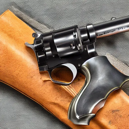 Image similar to eighteen barrel revolver, steel, photo, nikon, 3 0 mm