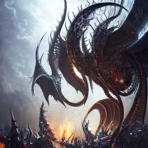 Image similar to Morathi from Warhammer 2, artstation, 4k detailed