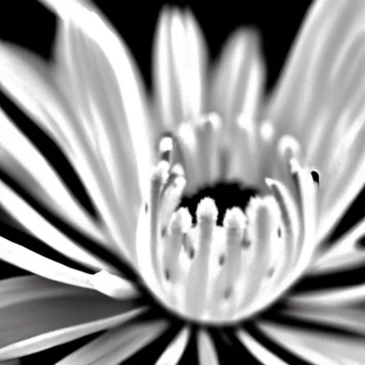 Image similar to a flower in infrared