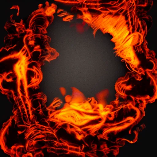 Prompt: fire, vfx texture, black background