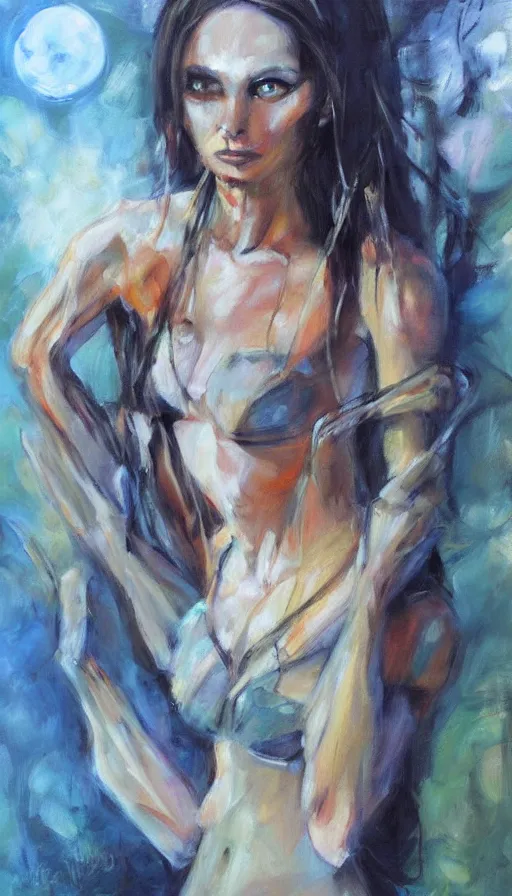 Image similar to psytrance artwork, by emilia wilk