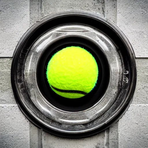 Prompt: tennis ball monster, colorful, RTX on, perfect face, intricate, Sony a7R IV, symmetric balance, polarizing filter, Photolab, Lightroom, 4K, Dolby Vision, Photography Award