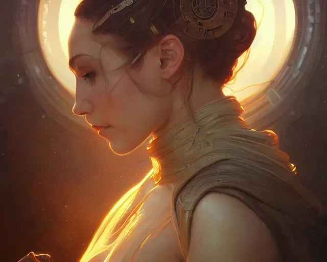 Image similar to photography of tahiri veila, deep focus, star wars legends, science fiction, intricate, highly detailed, digital painting, artstation, concept art, matte, sharp focus, illustration, art by artgerm and greg rutkowski and alphonse mucha