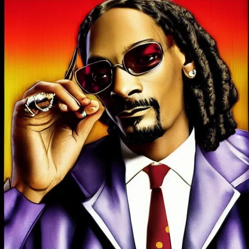 Image similar to Snoop Dogg as Jules in Pulp Fiction