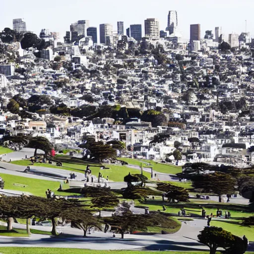 Image similar to dolores park in san francisco