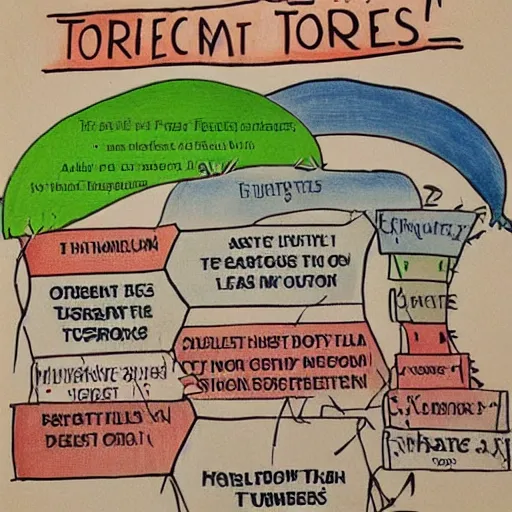 Prompt: endless cycle of torturous events drawn by dr suess