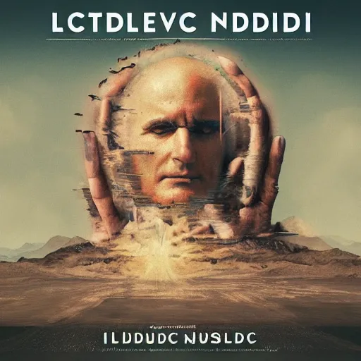 Image similar to epic music album cover, Ludovico Einaudi, trending on Artstation, award-winning art