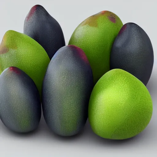 Prompt: a new undiscovered alien fruit, 8 k, hd, studio lighting, exquisite detail, unreal engine, 3 d render, realistic