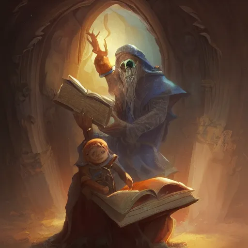 Image similar to a detailed portrait of a ghost wizard holding an ancient book, by justin gerard and greg rutkowski, digital art, realistic painting, dnd, dungeons & dragons, character design, trending on artstation