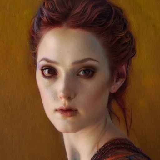 Image similar to a painting in the style of donato giancola, and in the style of charlie bowater, and in the style of charles dulac. smooth, sharp focus, semi - realism.