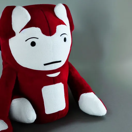 Prompt: elon musk plush toy, artstation