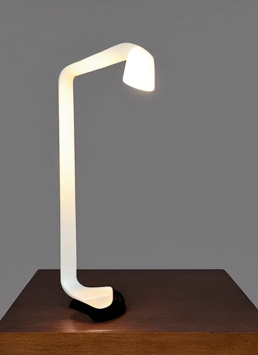 Image similar to a desk light designed by le corbusier