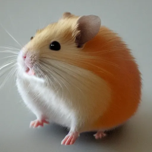 Image similar to hamster made out of a chemical reaction