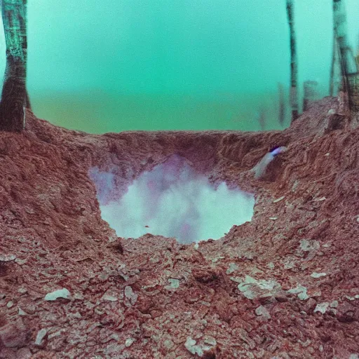 Prompt: infinity nightmare sinkhole, accidentally photographed, accidental photo portra 8 0 0 in the 9 0 s