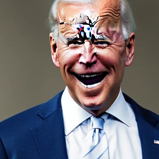 Image similar to extreme silly face championship joe biden's winning entry, face pulling world tournament 2 0 1 9