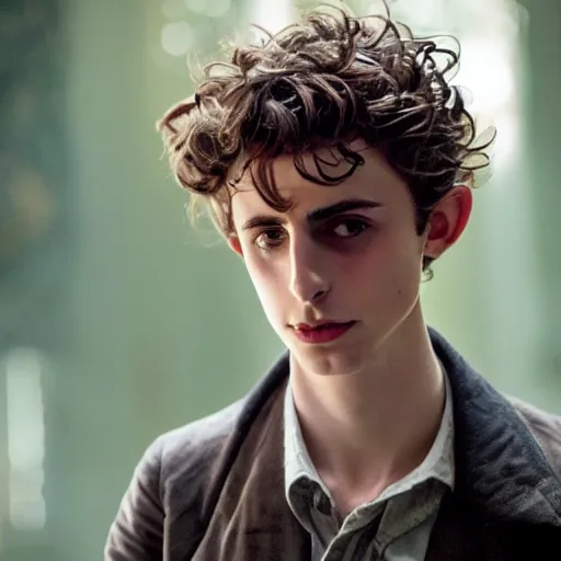 Image similar to jean baptiste grenouille played by chalamet