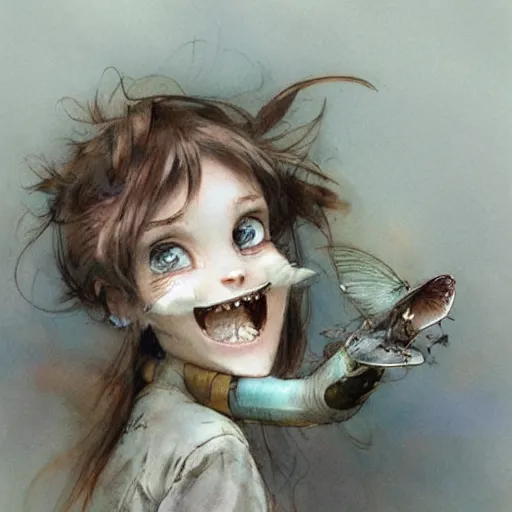 Prompt: (((((Invisalign teeth . muted colors.))))) by Jean-Baptiste Monge !!!!!!!!!!!!!!!!!!!!!!!!!!!