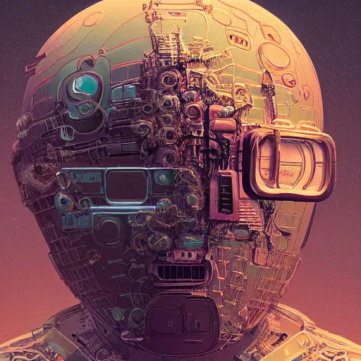 Prompt: intricate mechanical transformer robot medic portrait by yoshitomo nara, by beeple, by yoshitaka amano, by victo ngai, by shaun tan, by good smile company, on cg society, 4 k wallpaper, pastel color theme, mandelbulb textures