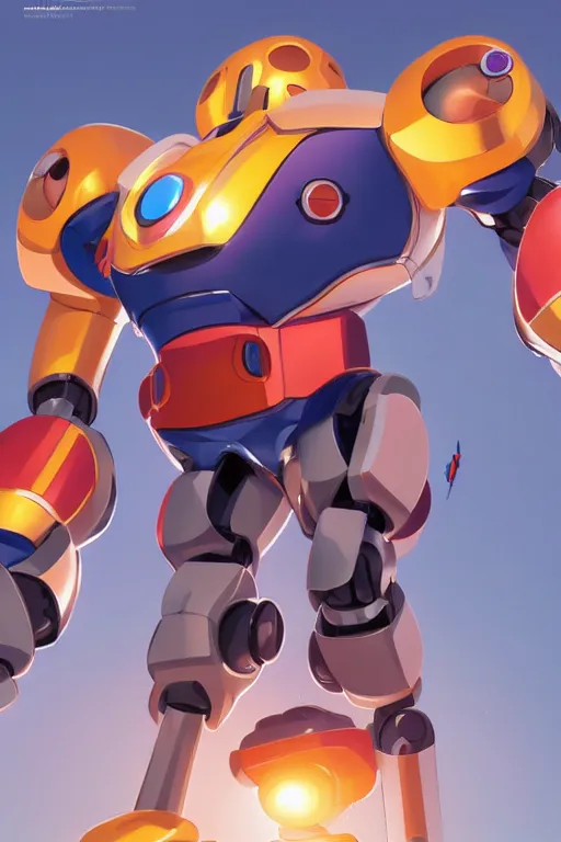 Image similar to metabots medabots medarotto medarot robot minimalist comics, behance hd by jesper ejsing, by rhads, makoto shinkai and lois van baarle, ilya kuvshinov, rossdraws global illumination ray tracing hdr radiating a glowing aura