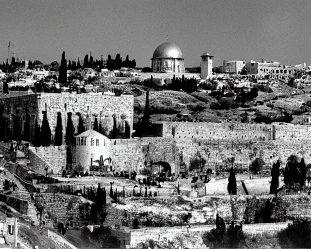 Image similar to vision of jerusalem by tarkovsky