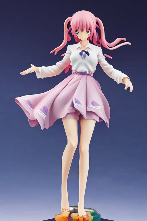 Image similar to figurine of cosmic horror wearing an elegant summer blouse, personification, official store photo, commercial photo, featured on amiami, 8 k, 8 5 mm, beautiful composition