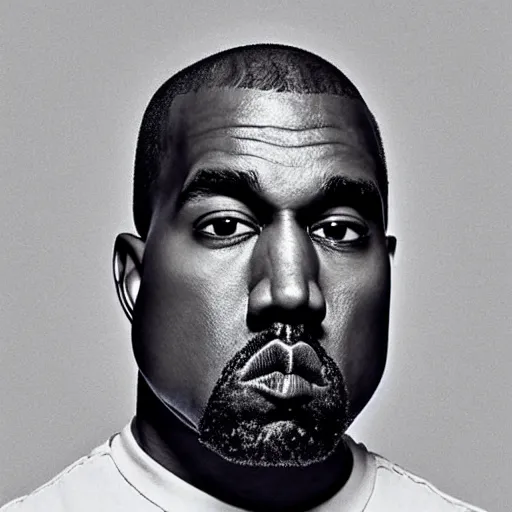 Prompt: kanye west as squidward, photo portrait