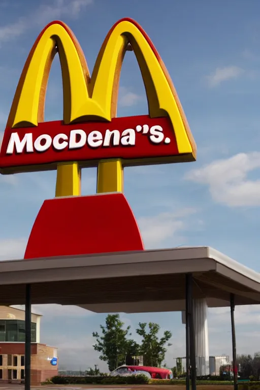 Image similar to tallest mcdonalds hamburger, commercial photography